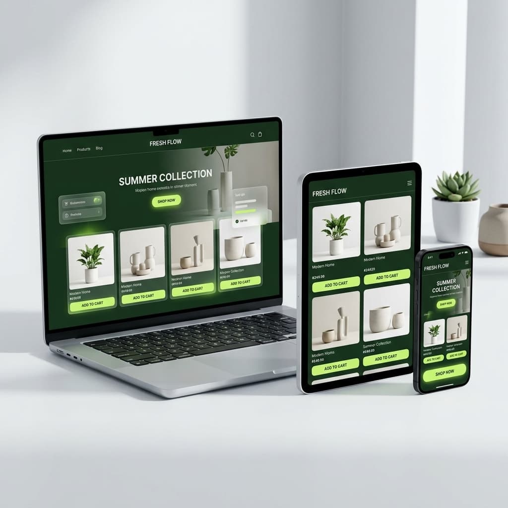 Responsive UI/UX Web Design Across Devices - WebNinja